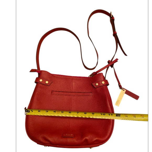 LODIS Solange Red Leather Crossbody - Picture 7 of 14